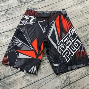 Jet Pilot Mens 30 Splitter Board Shorts Jet-Lite AOP Motorsport Racing Logo